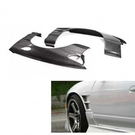 ALETAS DELANTERAS CARBONO +25MM PS13